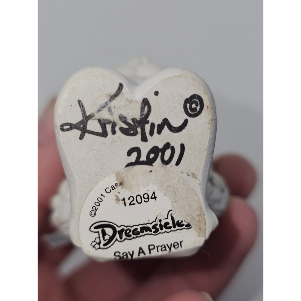 Dreamsicles Figurine Make A Wish  Praying Kneeling Angel Cherub‎ - Picture 5 of 7